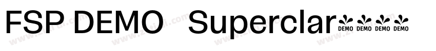 FSP DEMO   Superclar字体转换